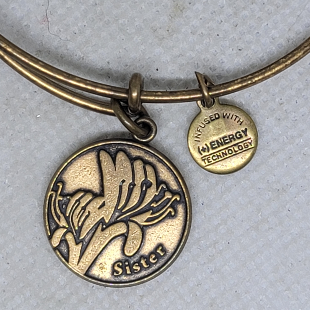 Alex and Ani Sister Expandable Wire Bangle Bracelet